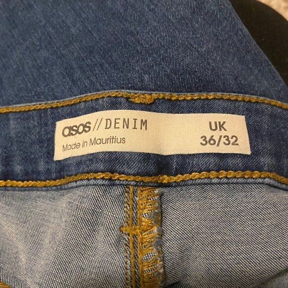 ASOS medium wash straight leg women's jeans size 36 - Picture 5 of 8